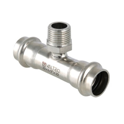 Тройник с нар.р. нерж. сталь 18х1/2