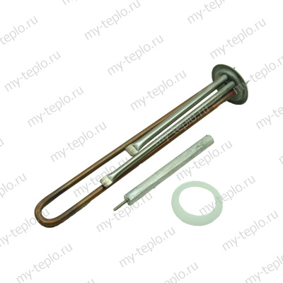 ТЭН 1,3 кВт для Термекс ID V, IF V (комплект с прокладкой и анодом, медь, Италия) (TENPA13IDVmed)