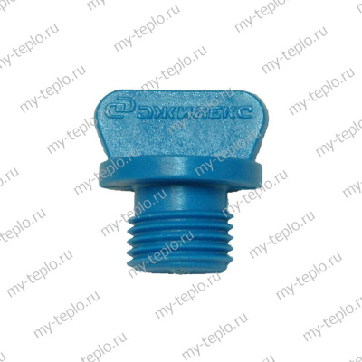 Джилекс заглушка пласстмасовая 1/4" (синяя) (М1118)