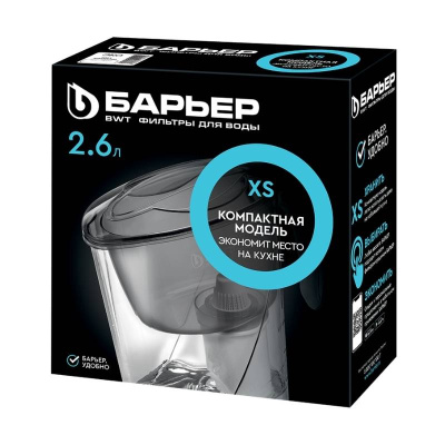 Фильтр-кувшин БАРЬЕР ЭКО пурпурный, картридж 